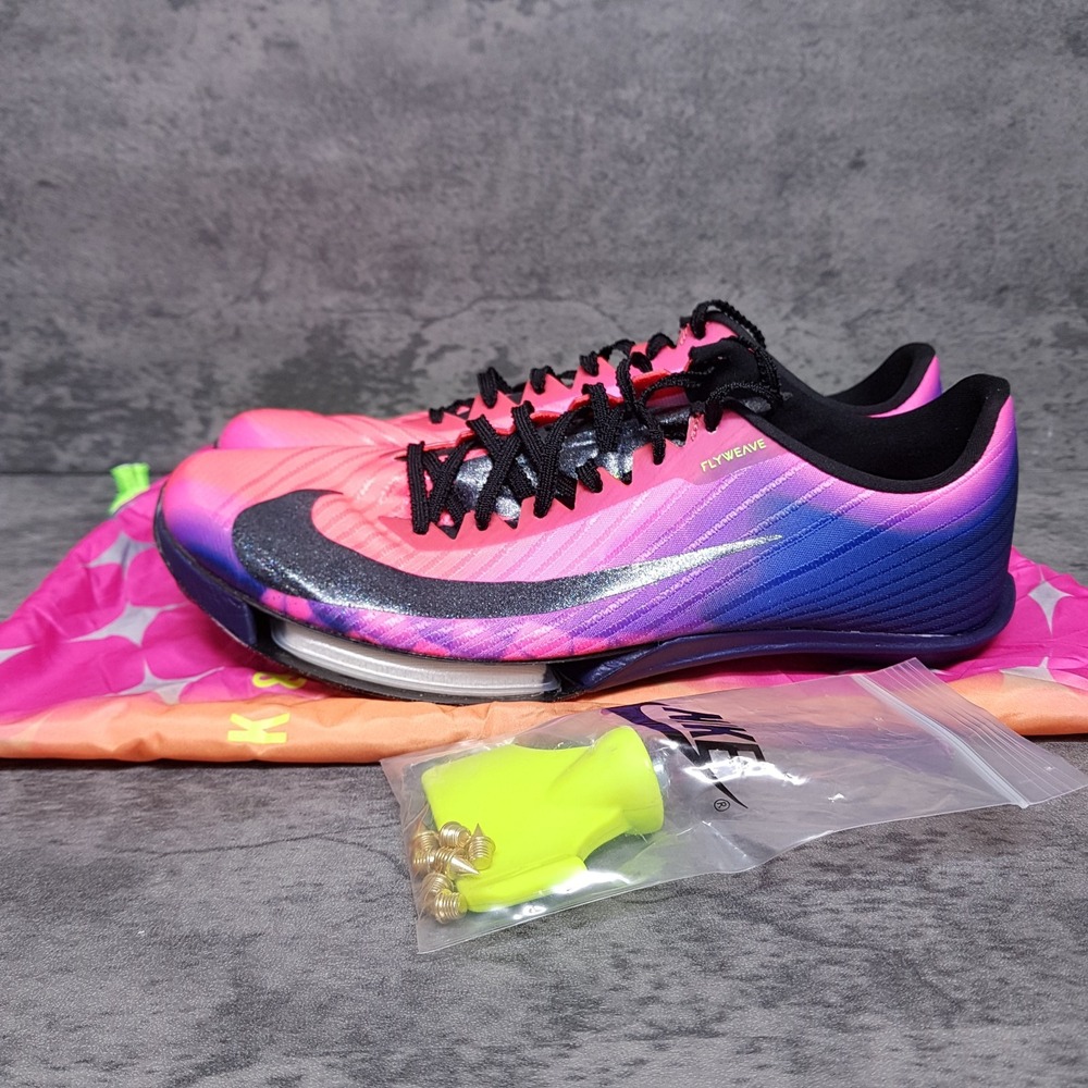 NIKE Air Zoom Maxfly 2 Track Spikes Mens 8 Womens 9.5 Glam Purple Pink Blast